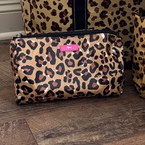 SCOUT Leopard Print Cosmetic Bag GUC